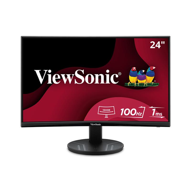 MONITOR VIEWSONIC VA2416C Curvo c/DP+HDMI+VGA