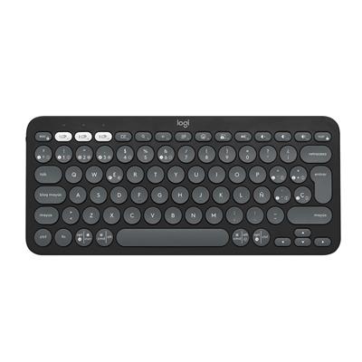 TECLADO INAL LOGITECH Pebble Keys 2 K380s-TONAL GRAPHITE-ESP-BT 920-011783