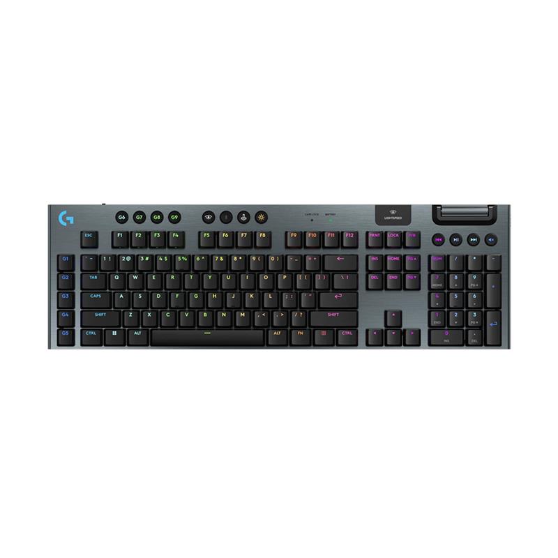 Teclado Mecanico Inalámbrico Logitech G915 X Lightspeed Black Inglés
