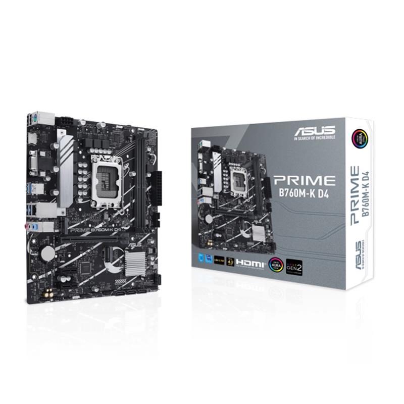 Motherboard ASUS PRIME B760M-K D4 Intel® Socket 1700 12/13va. Gen.