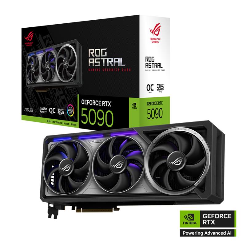Placa de Video ASUS ROG Astral GeForce RTX™ 5090 32GB GDDR7 OC Edition
