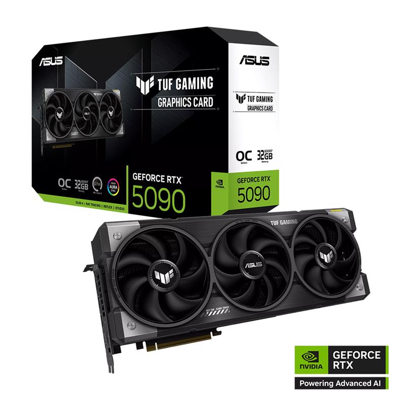 Placa de Video ASUS TUF Gaming GeForce RTX™ 5090 32GB GDDR7 OC Edition