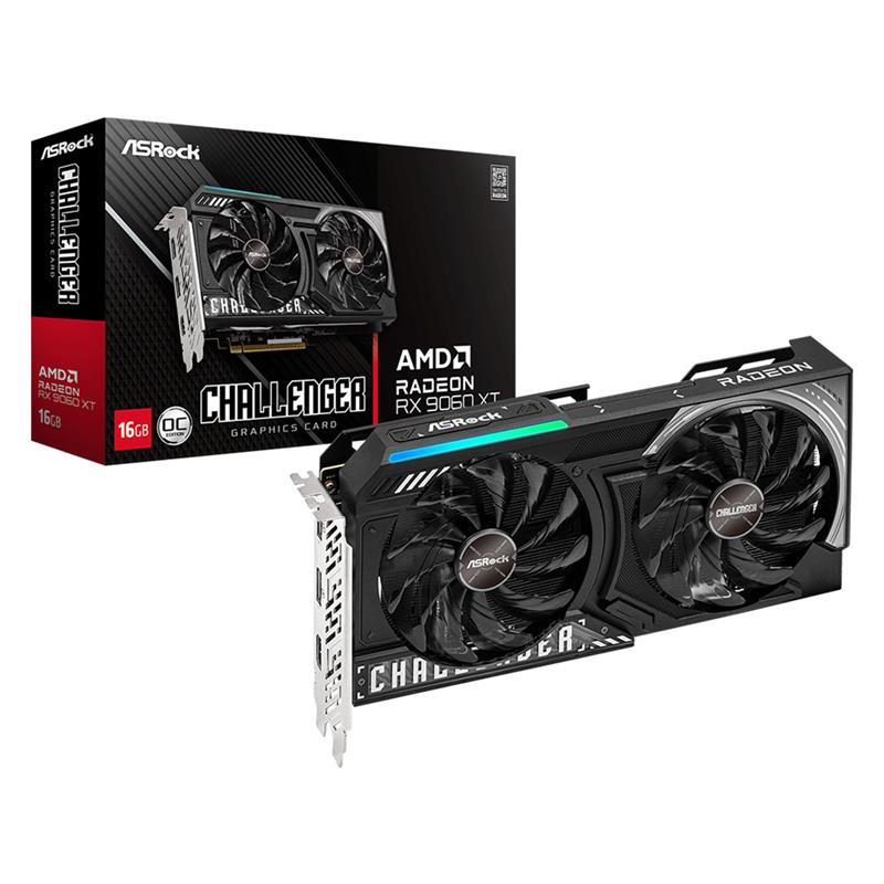 Placa de Video ASRock AMD Radeon™ RX 9060 XT Chall