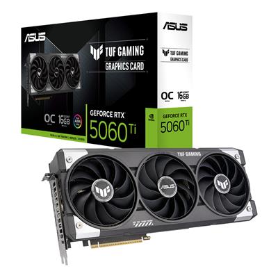 Placa de Video ASUS TUF Gaming GeForce RTX™ 5060 Ti 16GB GDDR7 OC Edition