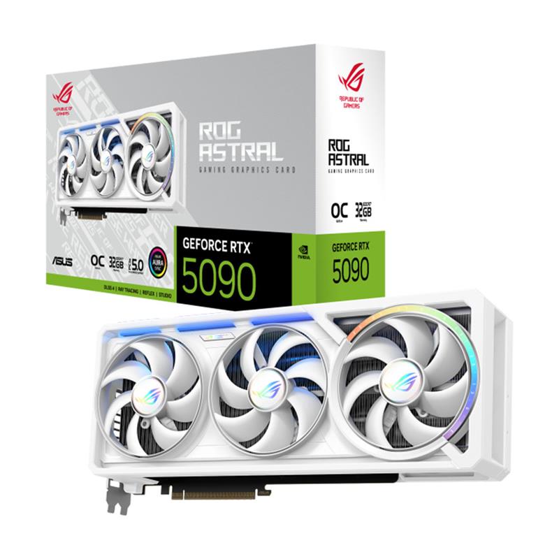 Placa de Video ROG ASTRAL GeForce RTX™ 5090 32GB GDDR7 WHITE OC