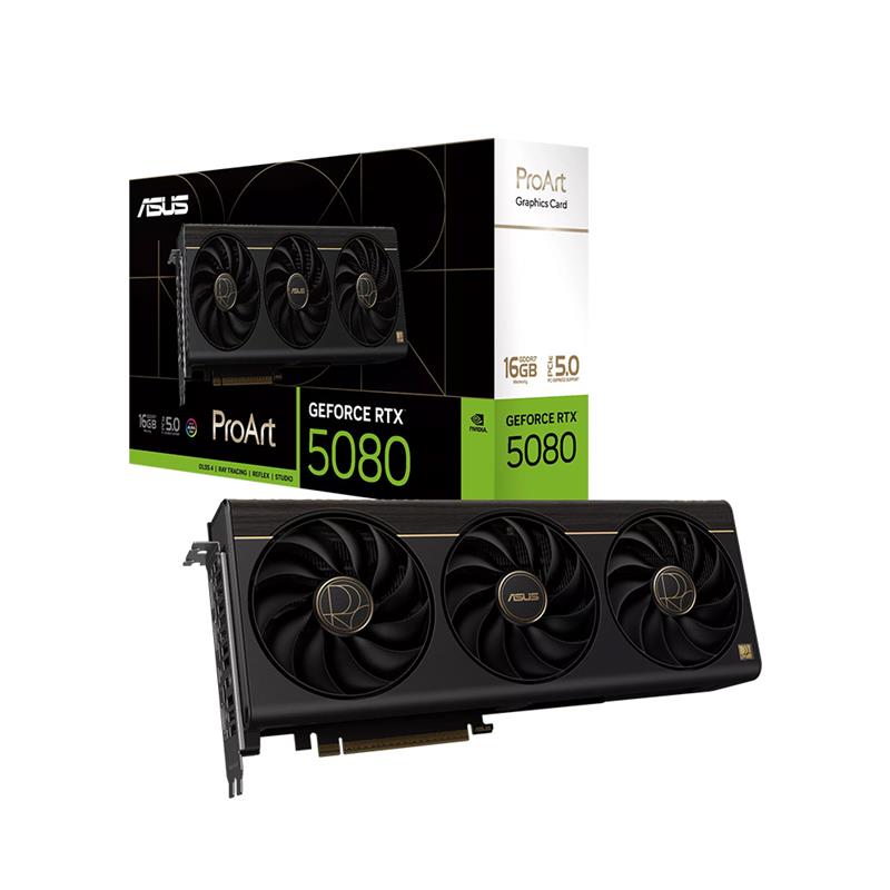 Placa de Video ASUS ProArt GeForce RTX™ 5080 16GB GDDR7 OC Edition