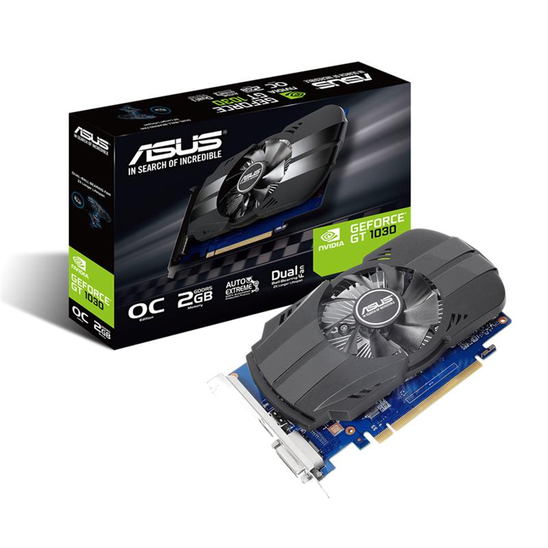 Placa de Video ASUS Phoenix GeForce® GT 1030 OC Edition 2GB GDDR5