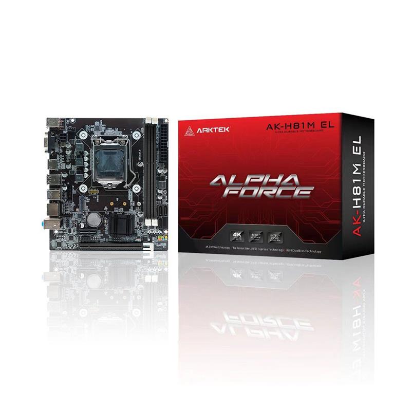 Motherboard Arktek AK-H81M EL VS Socket LGA1150 DDR3