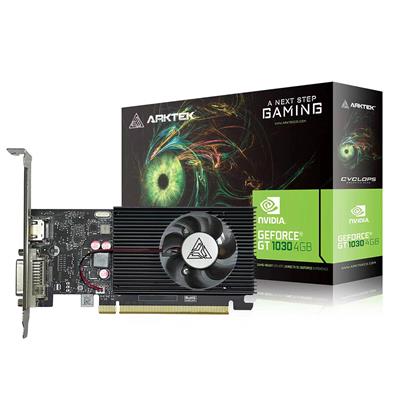 VGA ARKTEK GEFORCE GT1030 DDR4 4GB 64Bit Low Profile AKN1030D4S4GL1