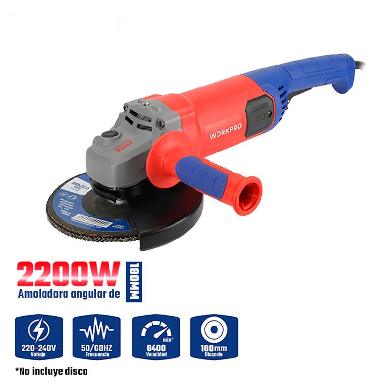 Amoladora angular 2200W 180mm WORKPRO