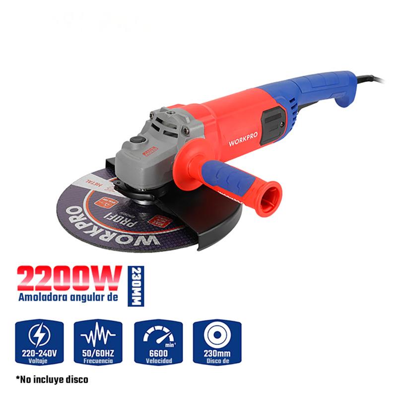 Amoladora Angular Workpro 2200w 230mm Profesional