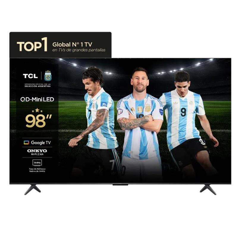 TV TCL MINI LED 98C6K UHD Google TV-RV