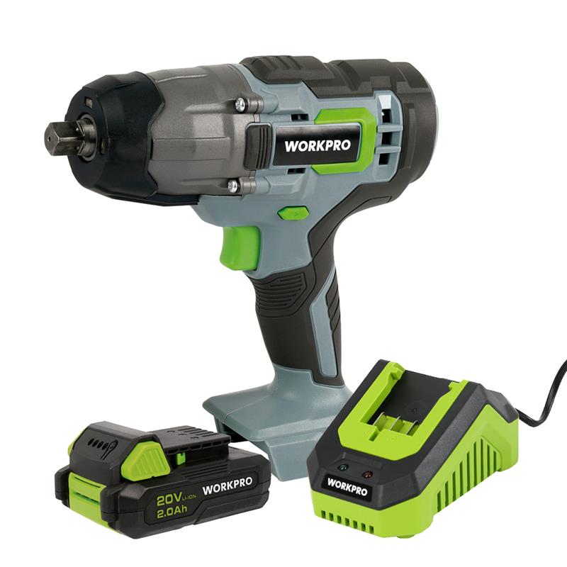 Combo Llave De Impacto 20v + Batería 2ah + Cargador WORKPRO