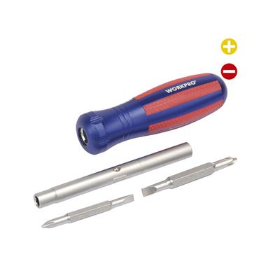 Destornillador 6-en-1 de Aluminio WORKPRO (W021175)