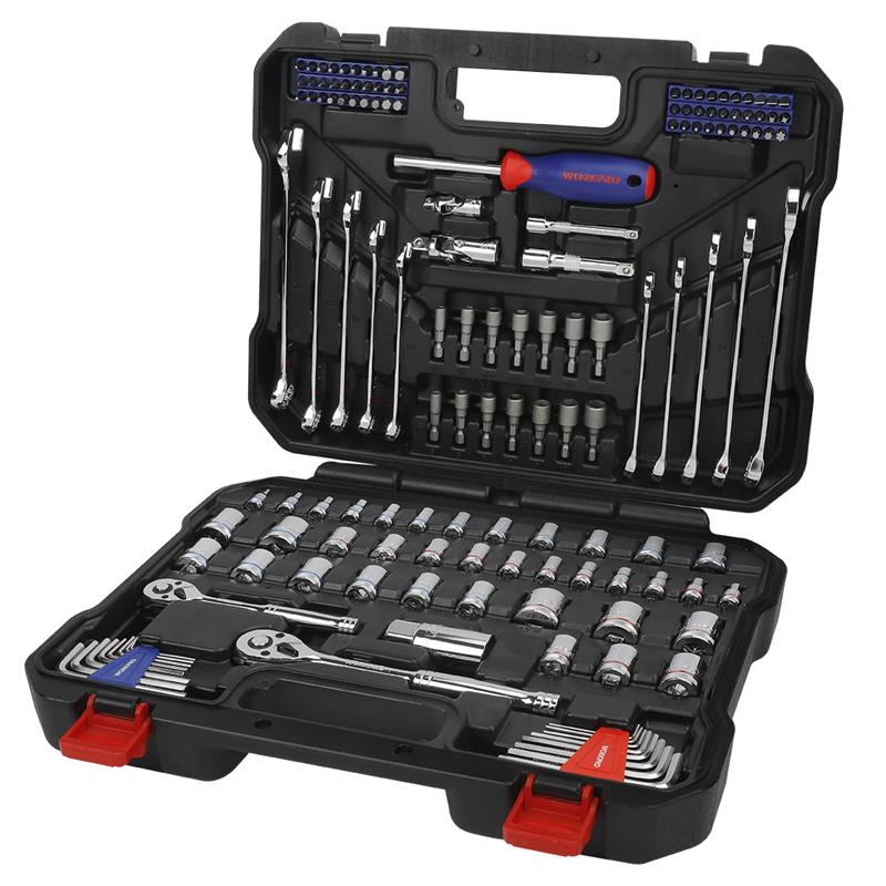 Set Herramientas Mecánicas 145pzs Crv, Maletin WORKPRO
