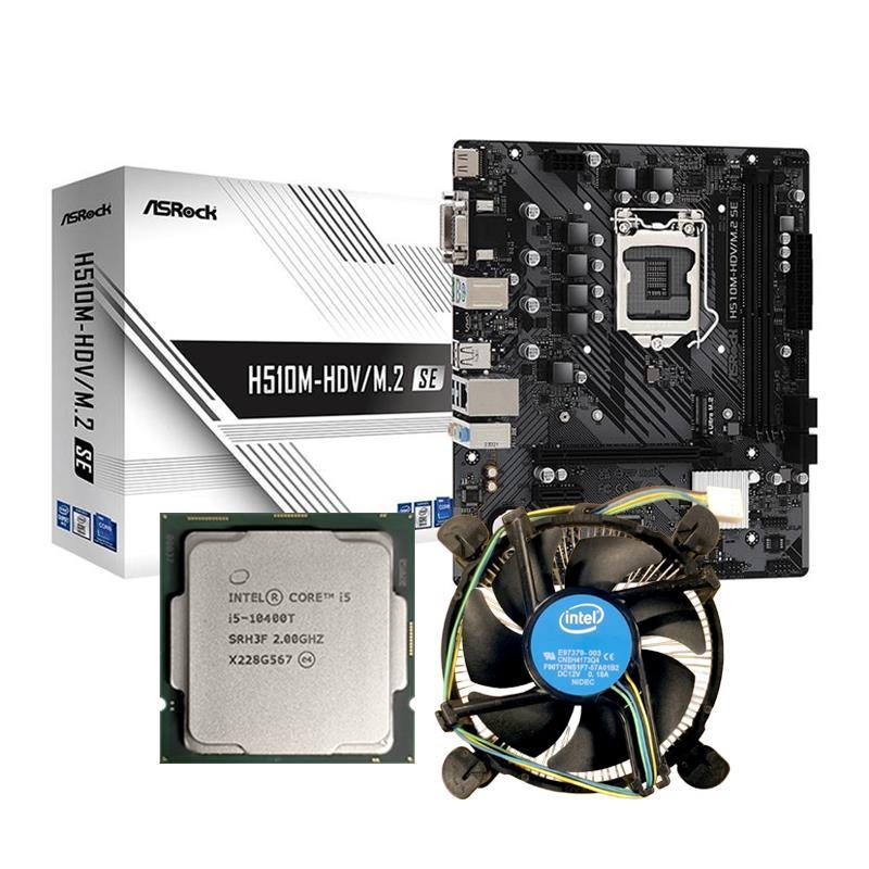Combo Intel® Core™ i5-10400T Mother ASRock H510M-HDV/M.2 SE
